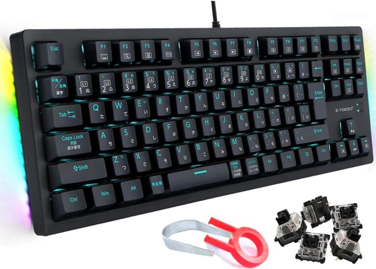 【e元素(E-YOOSO) K620黒軸 日本語配列のレビュー】安いメカニカルゲーミングキーボード！あやしい会社ではなくOEMメーカー。シンプル設計で設定も簡単。  スズミチのぶろぐ。。。