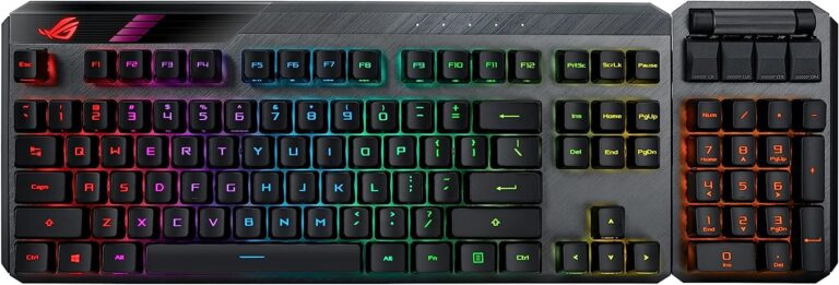 ROG Claymore II 国内正規品　ASUSTek ゲーミングキーボード ASUS、脱着式テンキーパッド付きゲーミングキーボード「ROG