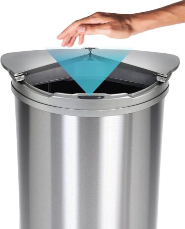 【JOBSON 賢いゴミ箱 47L(TRASH CAN)のレビュー】衛生面も昨今の時代にマッチするフタが自動で開閉するごみ箱【ジョブソンJB03】