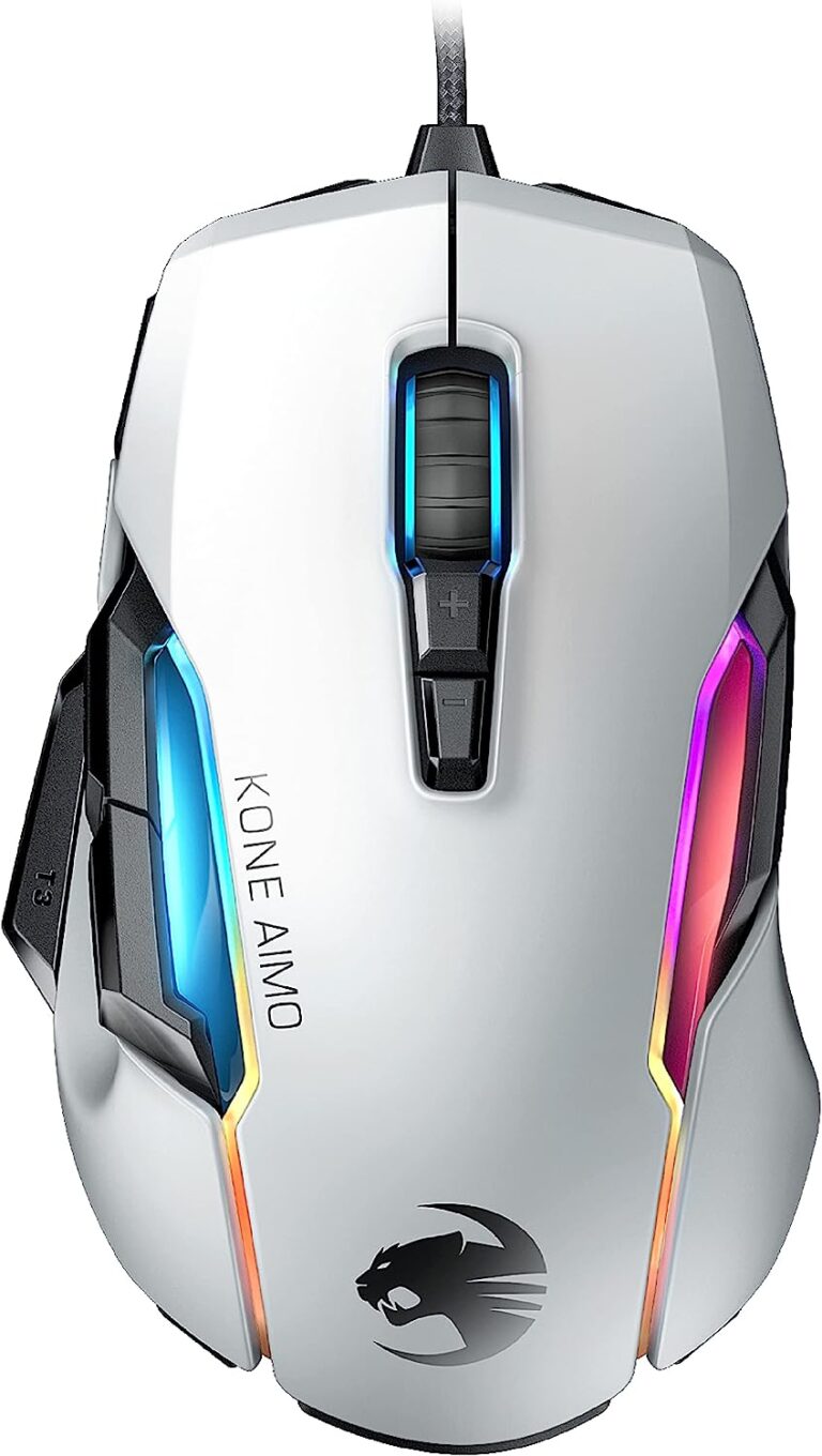 ROCCAT Kone AIMO Remastered ホワイトのレビュー】ボタン数も