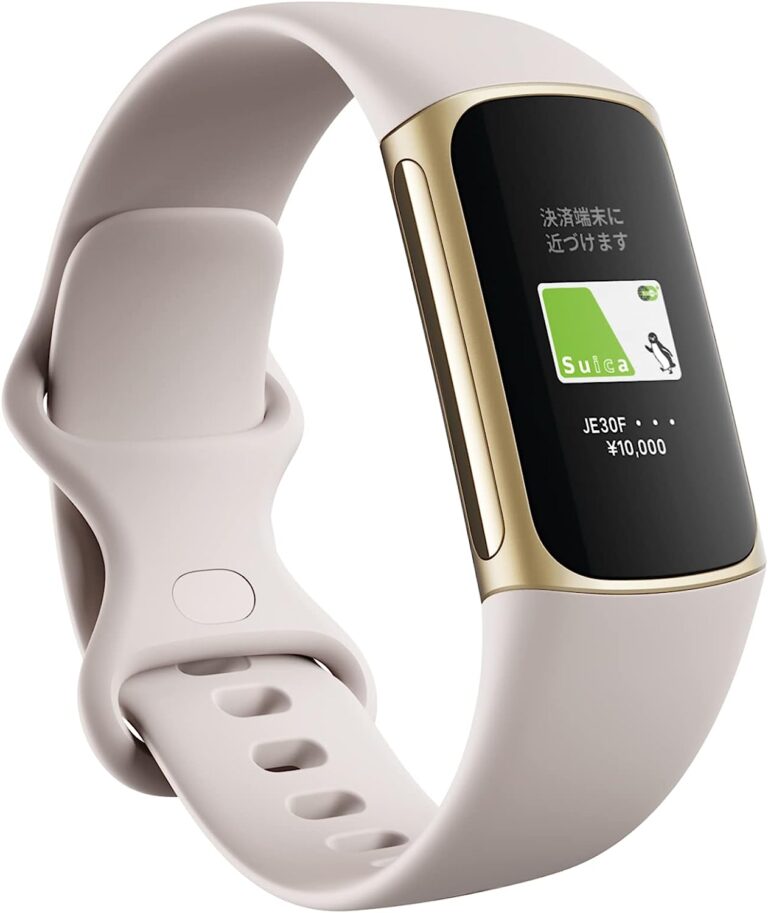 Fitbit Charge5 ルナホワイトのレビュー】Suicaも使えて便利なGPS搭載 