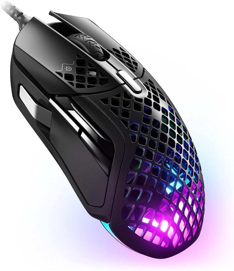 SteelSeries Aerox 5 有線モデルのレビュー】軽量9ボタンある