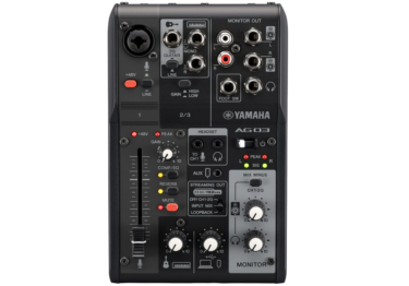 【YAMAHA AG03MK2 ブラックのレビュー】ゲームや音楽のライブ配信する時に便利なライブストリーミングミキサー【ヤマハ】