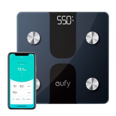【Anker Eufy Smart Scale C1のレビュー】アプリでデータが蓄積できる体重計。BMI、基礎代謝、体脂肪量、内臓脂肪など測定できます！【ユーフィ】