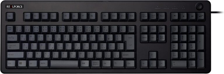 東プレ REALFORCE R3のレビュー】静音で軽いタッチでタイピングできて 
